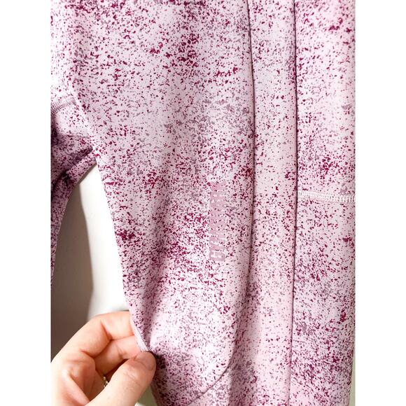 Gymshark Splatter Leggings Small Purple Chalk - Picture 10 of 11